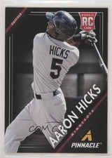 2013 Panini Pinnacle Aaron Hicks #173 Rookie RC 3a3