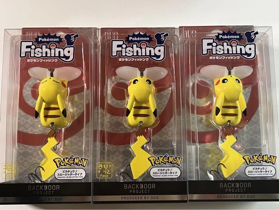DUO Pokemon Angelköder Set 3 Arten Pikachu Kyogre Psyduck Outdoor Werkzeug Neu - Bild 3 von 3