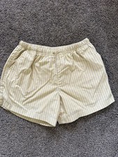 Abercrombie Kids Yellow Pinstripes Cotton Shorts 15/16