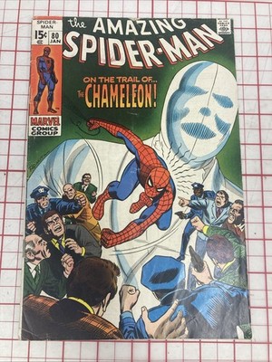 1970 Amazing Spider-Man #80 Marvel Comics The Chameleonic FN+