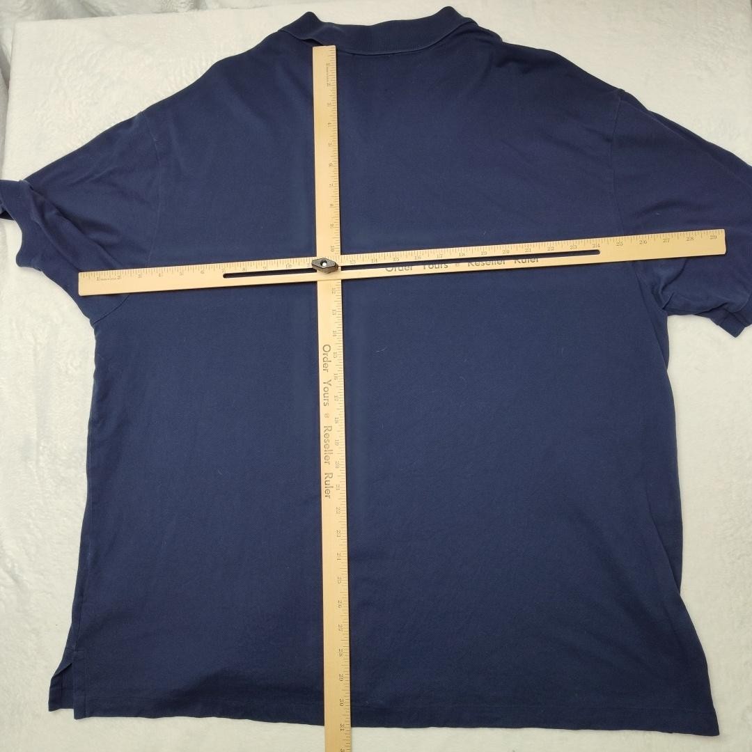 Polo Ralph Lauren Polo Shirt Mens Big 2XB Blue Stretch Cotton Pony Logo Casual thumbnail 8