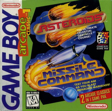 Arcade Classic 1: Asteroids / Missile Command | Nintendo Game Boy