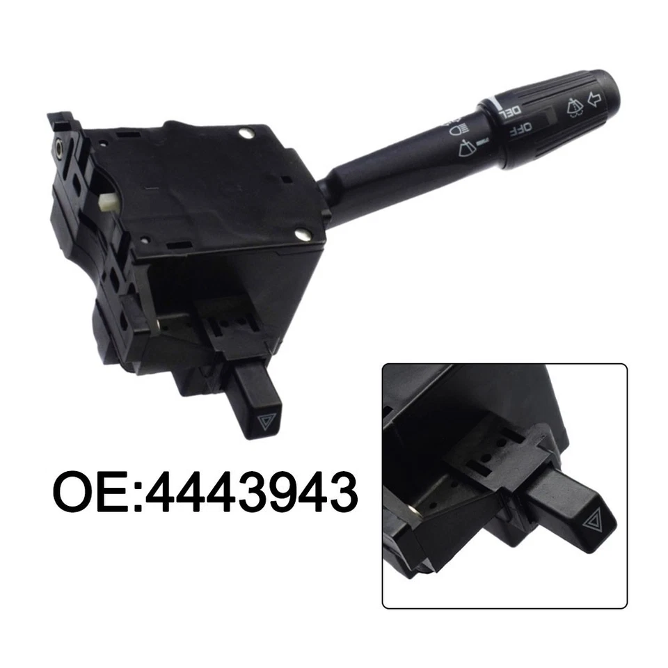 Interruptor atenuador de faros de repuesto para Chrysler LeBaron 1990 a 1994 negro Foto 3 de 4