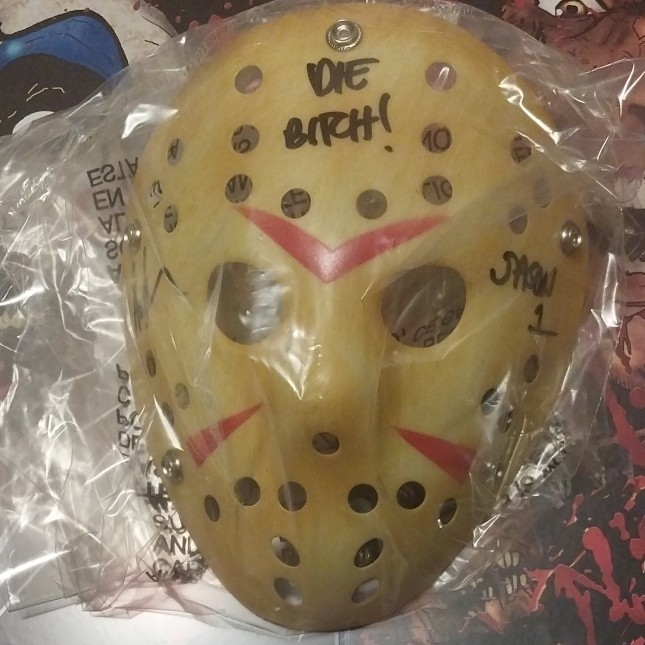 Friday the 13th Jason Signed Replica Mask Beckett Authenticated Autograph (ARI)