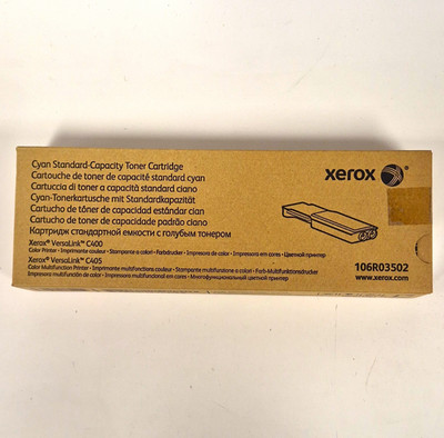 Xerox 106R03502 Genuine/Original Cyan Laser Toner for VersaLink C400 C405