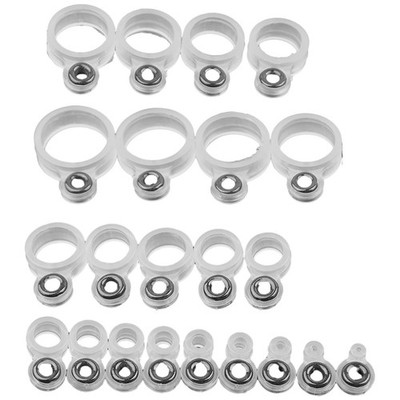 Transparentes Weiß Angelrute Draht Ring Rod Wire Guide Augenkeramik Reparaturset