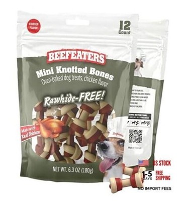 - Rawhide-Free, Real Chicken, No 5.5 Ounce (Pack of 1) Mini Knotted Bone