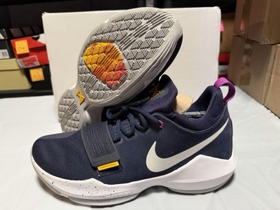 Nike PG 1 The Bait Men's Basketball Low Top Blue/White/Purple 878627-417
