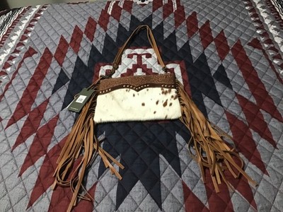 NWT-Myra-Mescalaro Hill Leather & Hair-on Hide Bag-Small