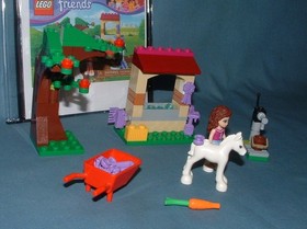 FRIENDS, OLIVIA'S NEWBORN FOAL SET 41003 - LEGO - 2013 - USED