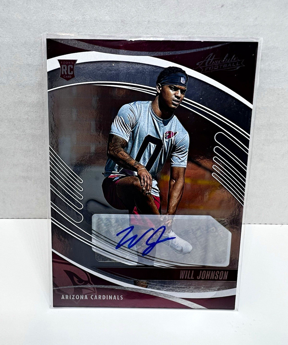 Panini Absolute Football 2025 Will Johnson Arizona Cardinals #198 Rookie Auto