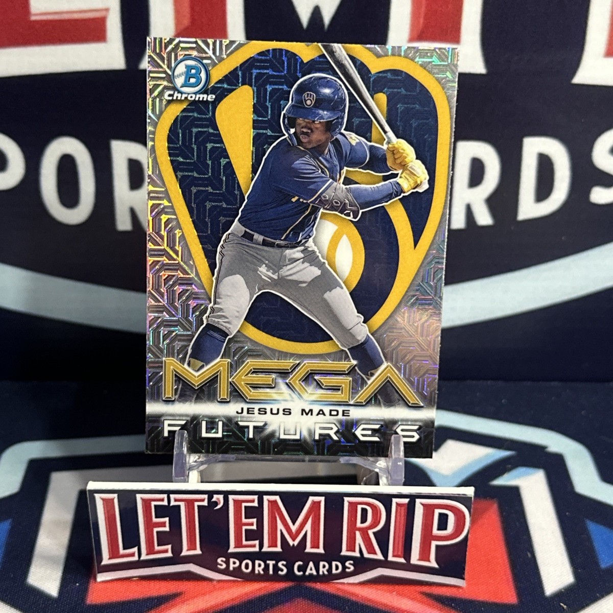 2025 Bowman Chrome - Mega Futures - Jesus Made “Case Hit” SP