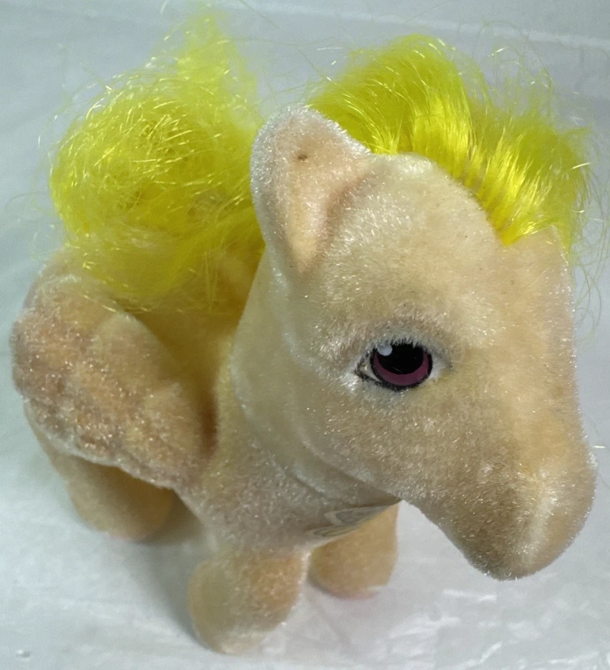 Винтажный воздушный шар G1 My Little Pony So Soft Lofty Flocked Yellow Pegasus MLP - Изображение 3 из 4