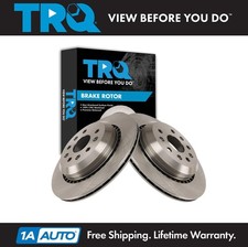 TRQ Rear Brake Rotors Set For 2020-2023 Jeep Gladiator 2021-2023 Wrangler