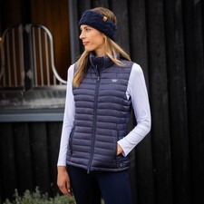 Heated Vest Quilted Gilet Woof Wear Winter - Unisex Navy