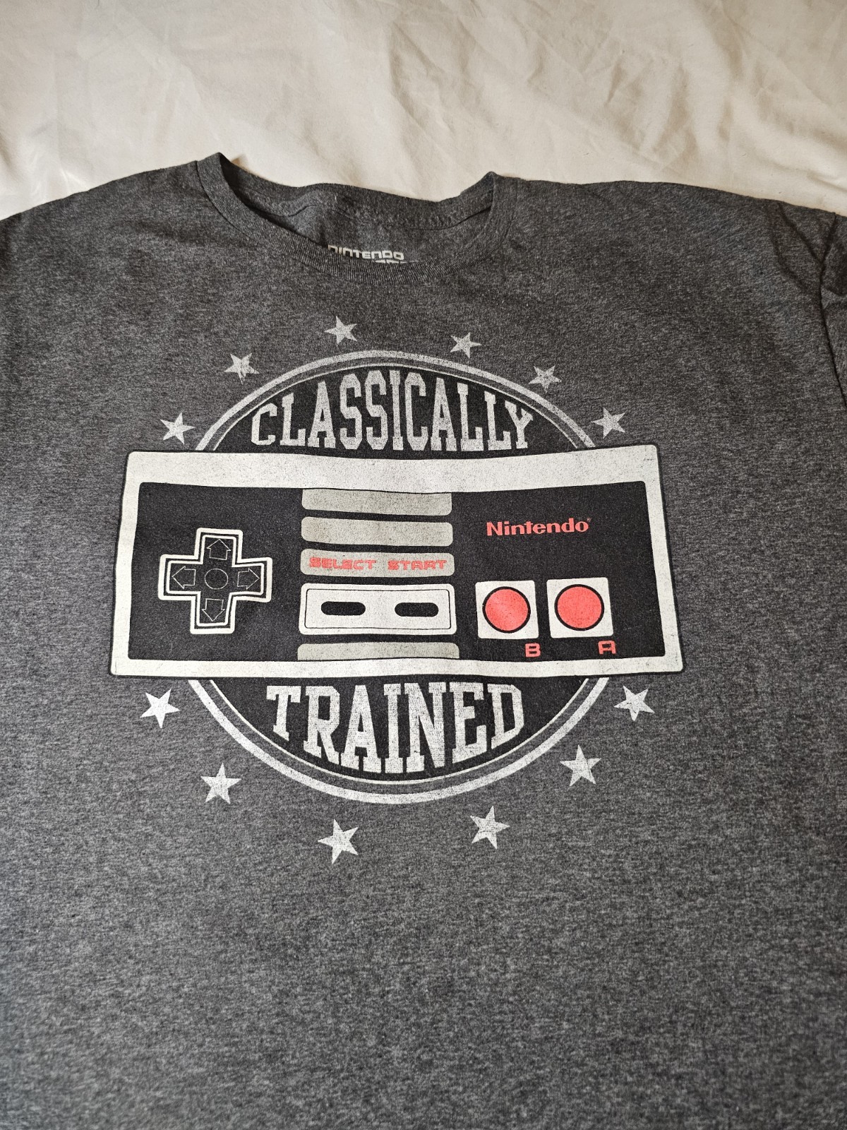 Nintendo Gray NES Classically Trained Gaming Shir… - image 2