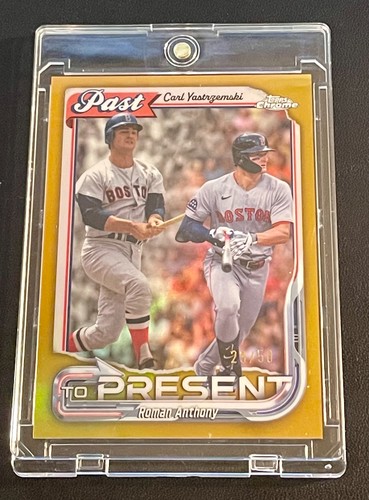 2026 Topps Chrome - Carl Yastrzemski/Roman Anthony Gold Past to Present /50