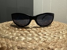 V326 Costa Del Mar Fathom Matte Black Blue 580P With Case  USED SEE PICS 