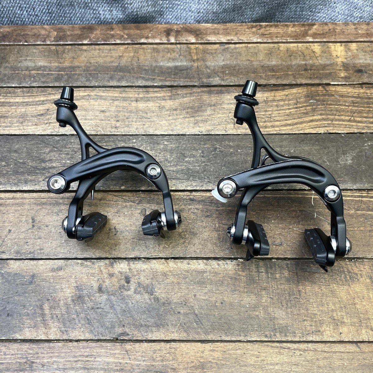 Campagnolo Centaur Caliper Brakes Set Black Dual Pivot Road F/R