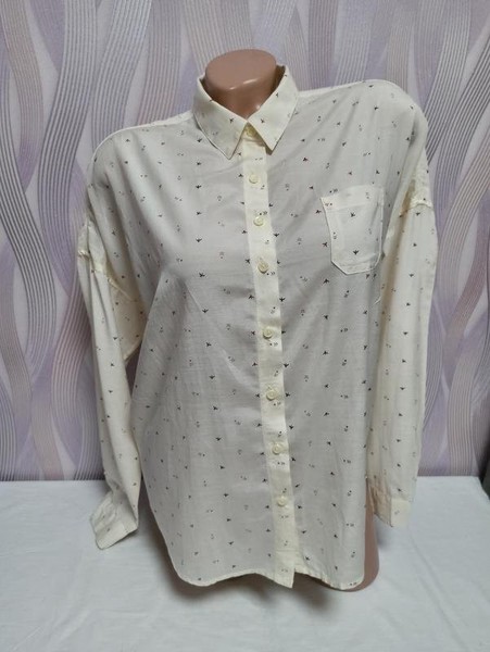 Women Maison Scotch Shirt Beige Viscose 36