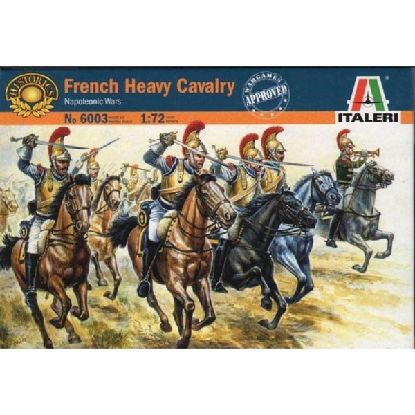 Italeri 1:72 FranzöSische Schwere Kavallerie Modell Bausatz Figuren-image