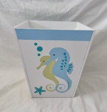 Tiddliwinks Seahorse Wastebasket New