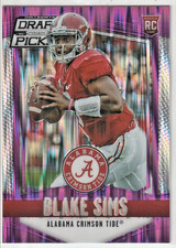 2015 Prizm Collegiate Draft Picks - Blake Sims #161 Purple Flash Prizm /99 RC