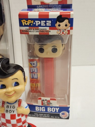 Big Boy Bobblehead & POP Pez Dispenser & Mini Bobblehead lotto di 3 - Foto 4 di 11
