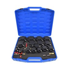 19PCS Turbo System Leakage Tester Kit, Turbo Boost Leak Tester with 8 Pairs o...