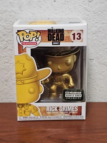 Funko Pop! Vinyl: The Walking Dead - Rick Grimes (Gold) (Metallic) - NIB
