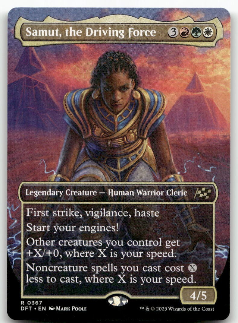 Samut, the Driving Force (Borderless) #367 MTG Aetherdrift NM X1