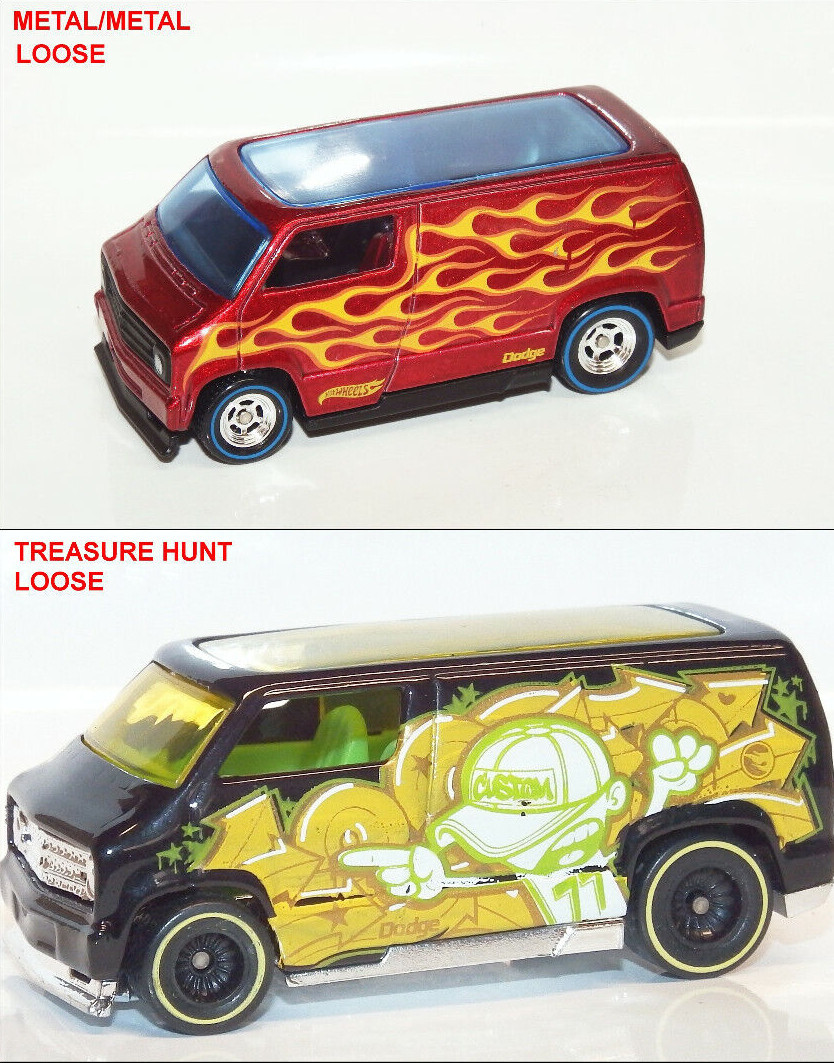 Hot Wheels CUSTOM 1977 DODGE VAN Custom REAL RIDERS LOOSE | eBay