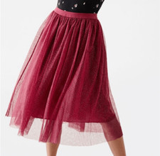 Matilda Jane Moments with You Sparkle City flowy boho M skirt