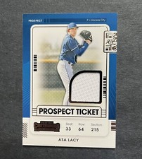 2021 Panini Contenders Prospect Jersey Ticket Asa Lacy #PTJ-AL