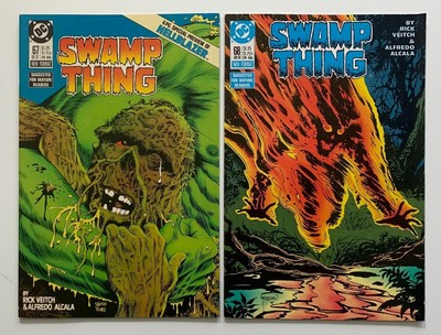 Swamp Thing #67 & #68 (DC 1987) 2 x VF+ condition issues.