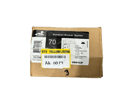 Midwest U041CP Outdoor Power Outlet Box 70 Amp 120/240V
