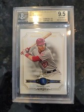 2012 Topps Museum Collection Mike Trout Blue RC 12/99 BGS 9.5 GM MINT 0013200049