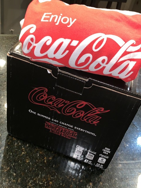LIMITED EDITION STRANGER THINGS COLLECTORS COCA COLA BOX SET WITH SHIRT!! Rare!! | eBay