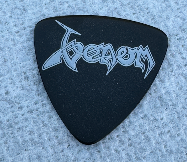 VENOM Tour Guitar Pick dark tranquility sodom bathory hellhammer