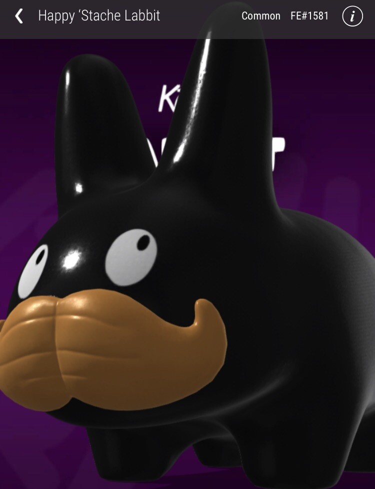 Veve NFT Kozik - Happy âStache Labbit NFT #1581 - Bitcoin Miner Store