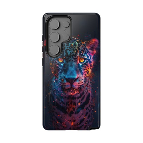 Abstrakt Jaguar Neon Leopard - Handy Tinte Hülle für Samsung Galaxy S25 S24 S23 S22 - Bild 3 von 91