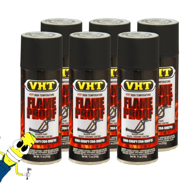 VHT SP102 High Temperature Exhaust Manifold Paint Aerosol Flat Black