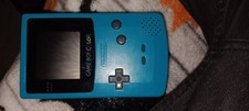Teal Blue GameBoy Color Authentic Nintendo GBC Handheld Console MINT CONDITION 