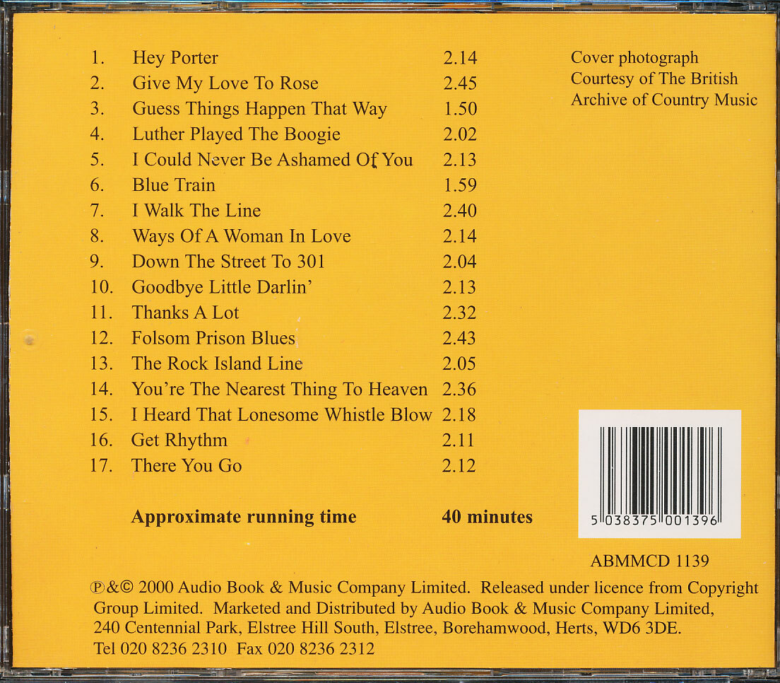 Johnny Cash - Give My Love To Rose CD **BRAND NEW/STILL SEALED