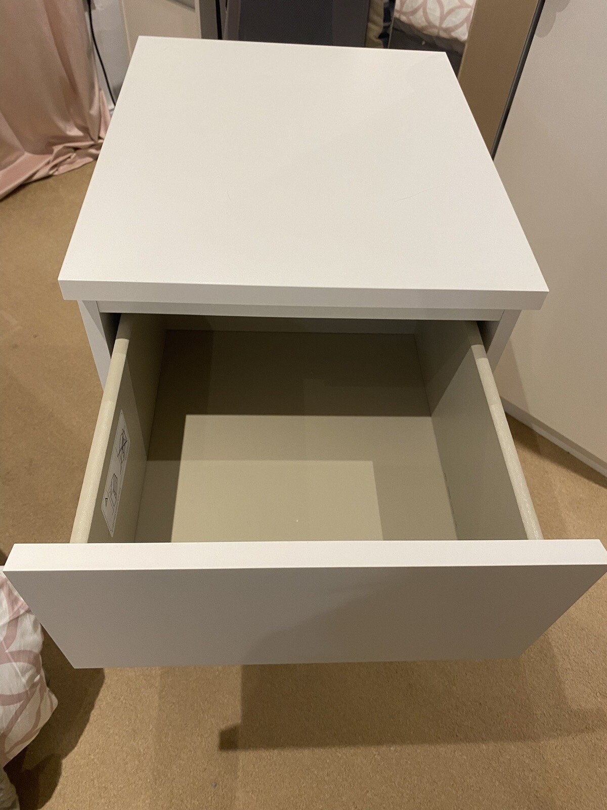 Ikea Malm chest of drawers 3 White Never Used Brand New eBay