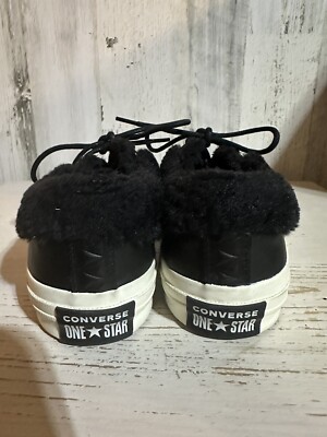 Converse one star ox faux fur lined sneaker Converse One Star Faux Fur Lined Low Top | Mercari main image 4