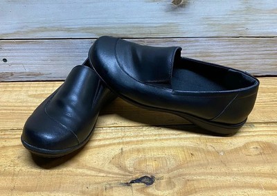womens wide width leather loafers