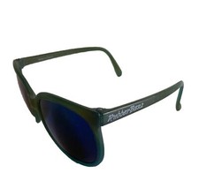 Vintage 1980s Rubber Banz Sunglasses Made in France Dark Green Shades Cruise