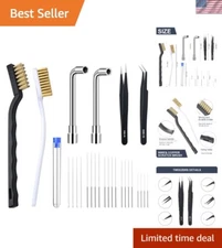 Portable 26-Piece 3D Printer Nozzle Cleaning Kit: Essential Tools in Storage Box