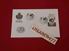 SAN MARINO FRANCOBOLLO JUVENTUS CAMPIONE D 'ITALIA BUSTA PRIMO GIORNO 2012-2013